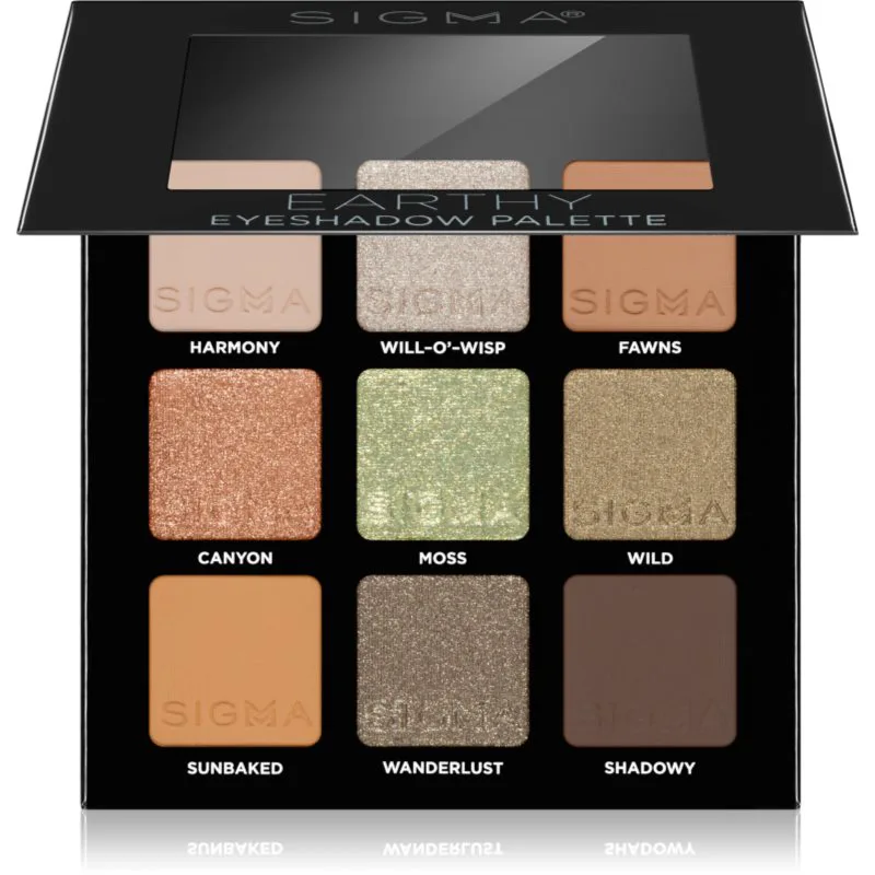 Sigma Beauty Party on The Go παλέτα με σκιές ματιών απόχρωση Earthy 9 γρ