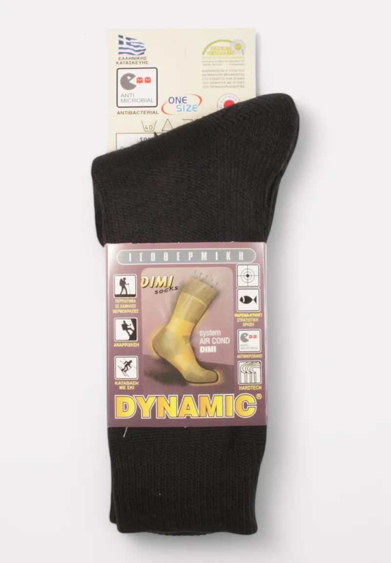 Κάλτσα γυναικεία ισοθερμική Dimi Socks Dynamic Black DS502G-4-Μαύρο
