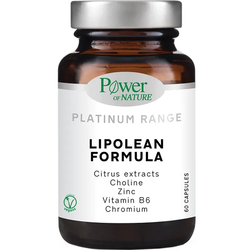 Power Health Platinum Range Lipolean Formula Συμπλήρωμα Διατροφής Βιταμινών, Μετάλλων & Λιποτροπικών Παραγόντων για το Μεταβολισμό του Λίπους & τον Έλεγχο του Βάρους 60caps