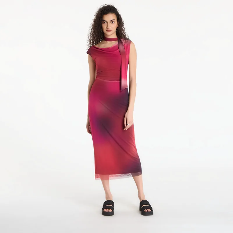 Φόρεμα Desigual Vest Maine Dress Red S
