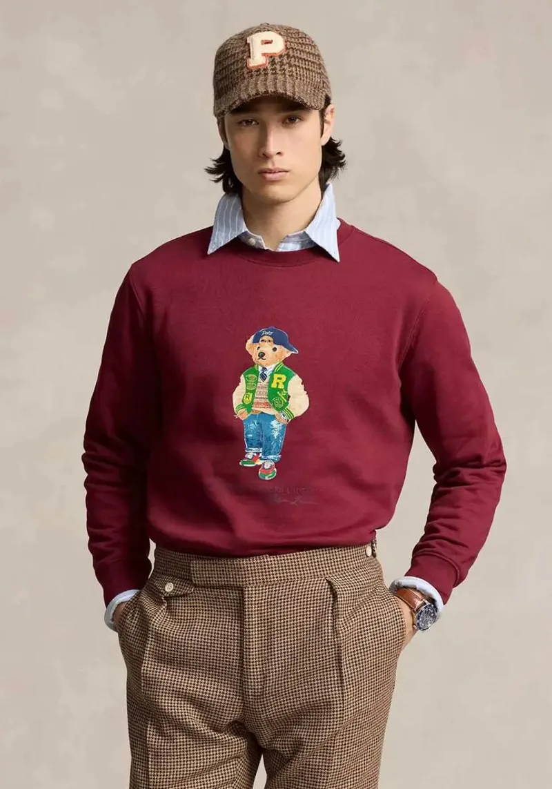 Polo Ralph Lauren Φούτερ της σειράς Bear - 710953718 001 Red