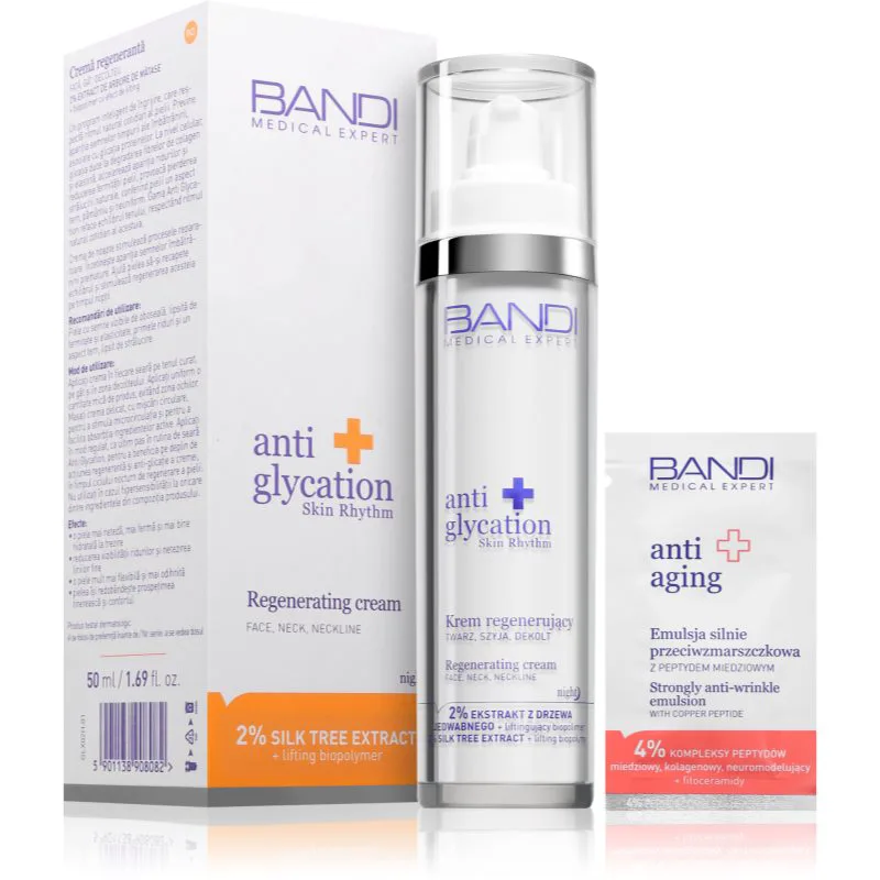 BANDI Cosmetics Anti Glycation κρέμα νύχτας ενάντια στη γήρανση 50 ml