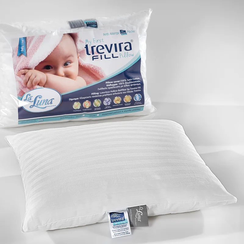 Βρεφικό Μαξιλάρι Ύπνου 35X45 La Luna My First Trevira Πολύ Μαλακό Λευκό (35x45)