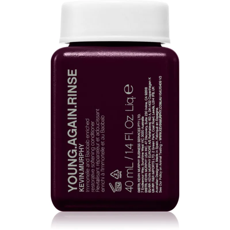 Kevin Murphy Young Again Rinse αναγεννητικό μαλακτικό για λάμψη 40 ml