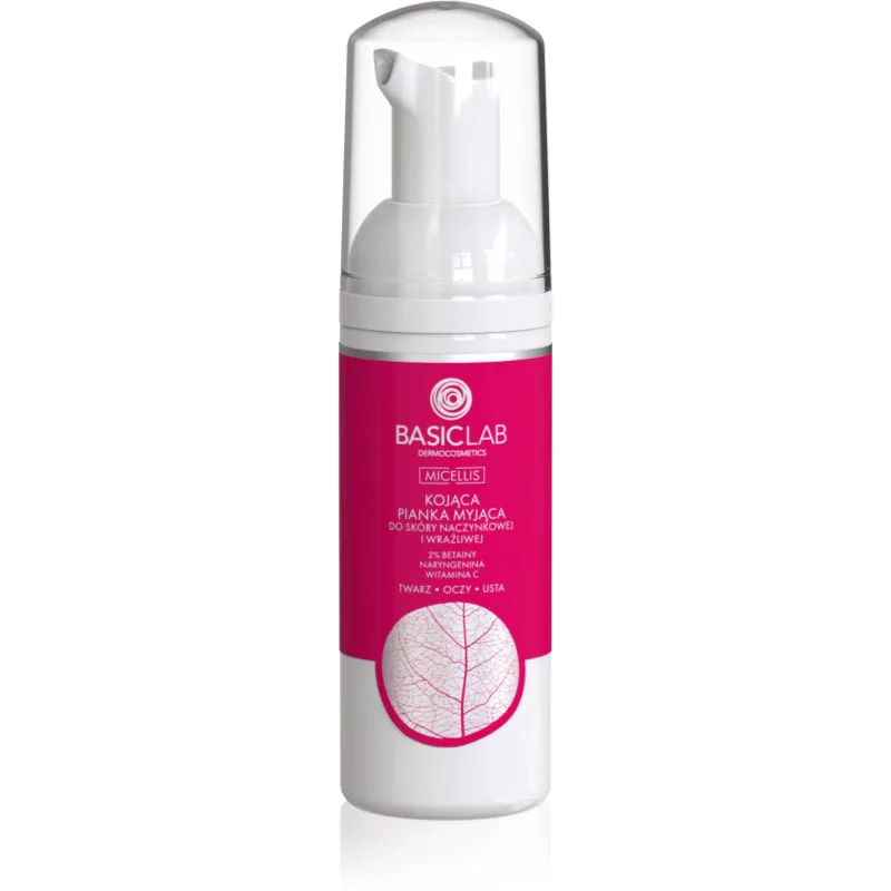 BasicLab Dermocosmetics Micellis απαλός καθαριστικός αφρός για ευαίσθητη και κοκκινισμένη επιδερμίδα 50 ml