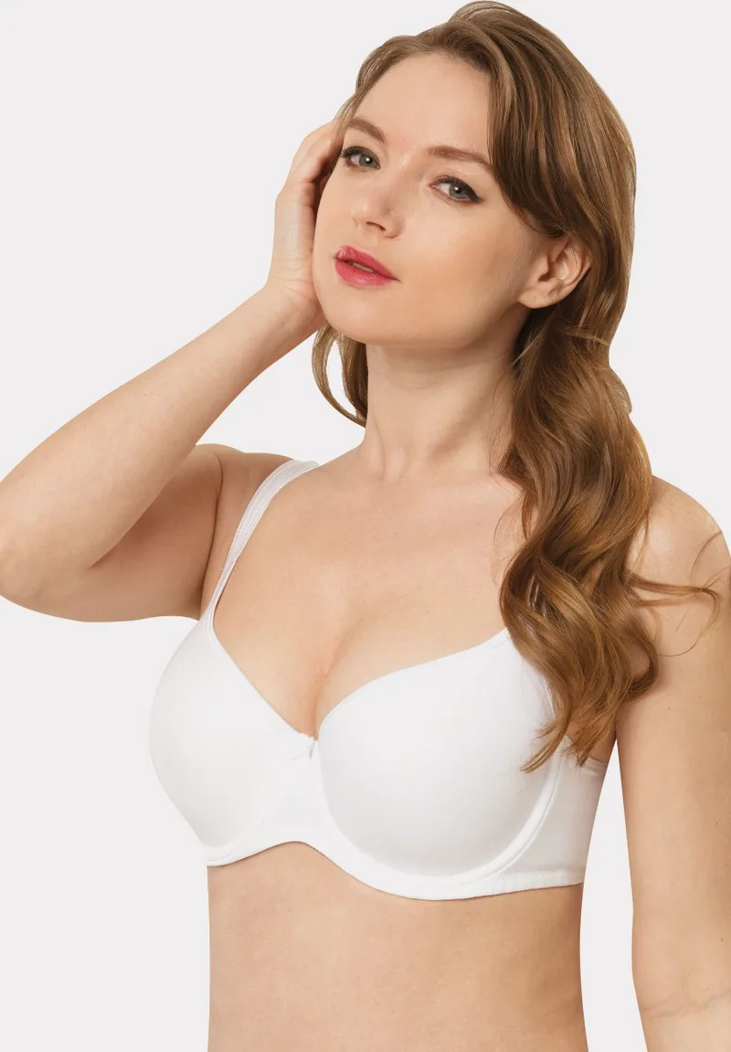 Σουτιεν Plus Size Soft Basics Norddiva Λευκό