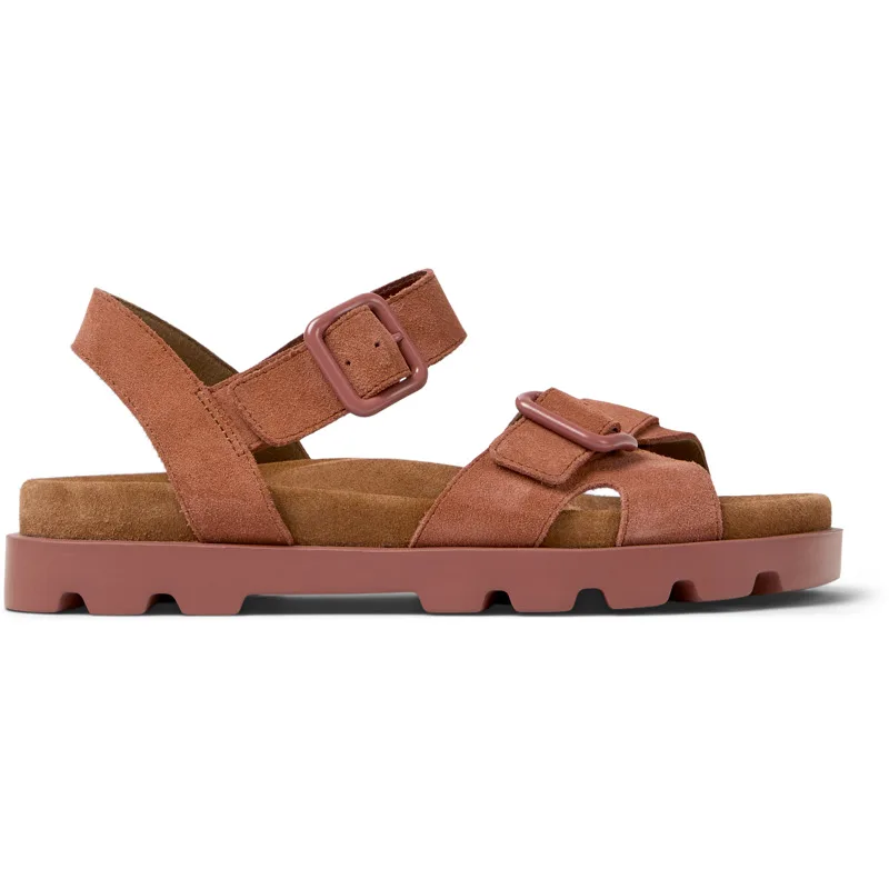 CAMPER Brutus Sandal - Πέδιλα Για Γυναικεία - Κόκκινο, Μέγεθος 37, Suede