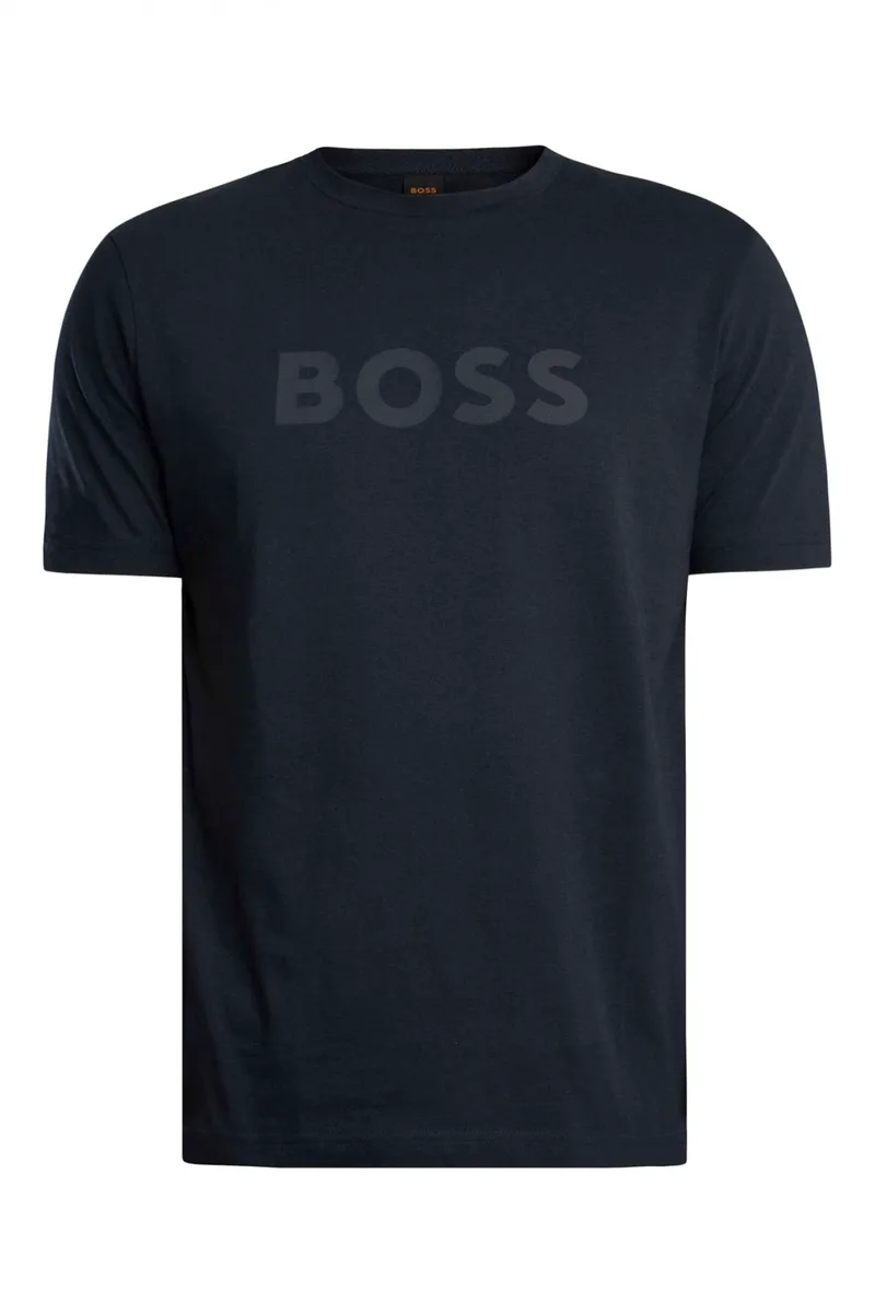 BOSS CASUAL T-SHIRT Te_Logo ΜΠΛΕ