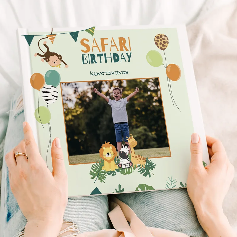 Safari Birthday - Premium Photobook - 20X20 - Τετράγωνο