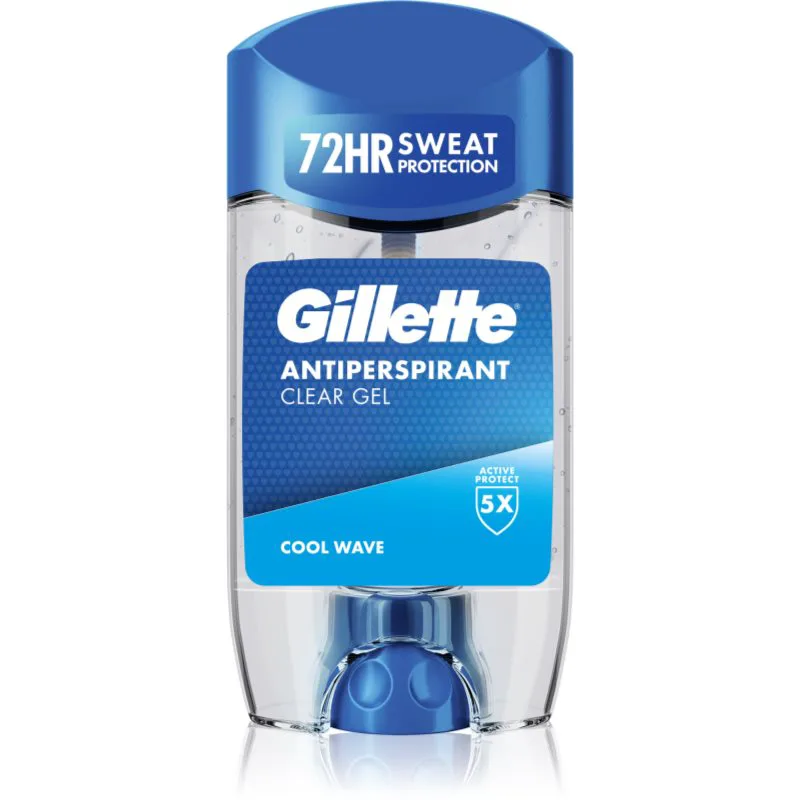 Gillette Cool Wave τζελ αντιιδρωτικό για άντρες 70 ml