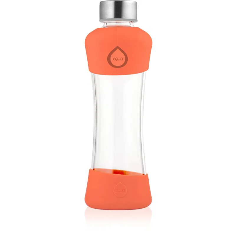 Equa Active γυάλινο μπουκάλι νερού Tangerine 550 ml