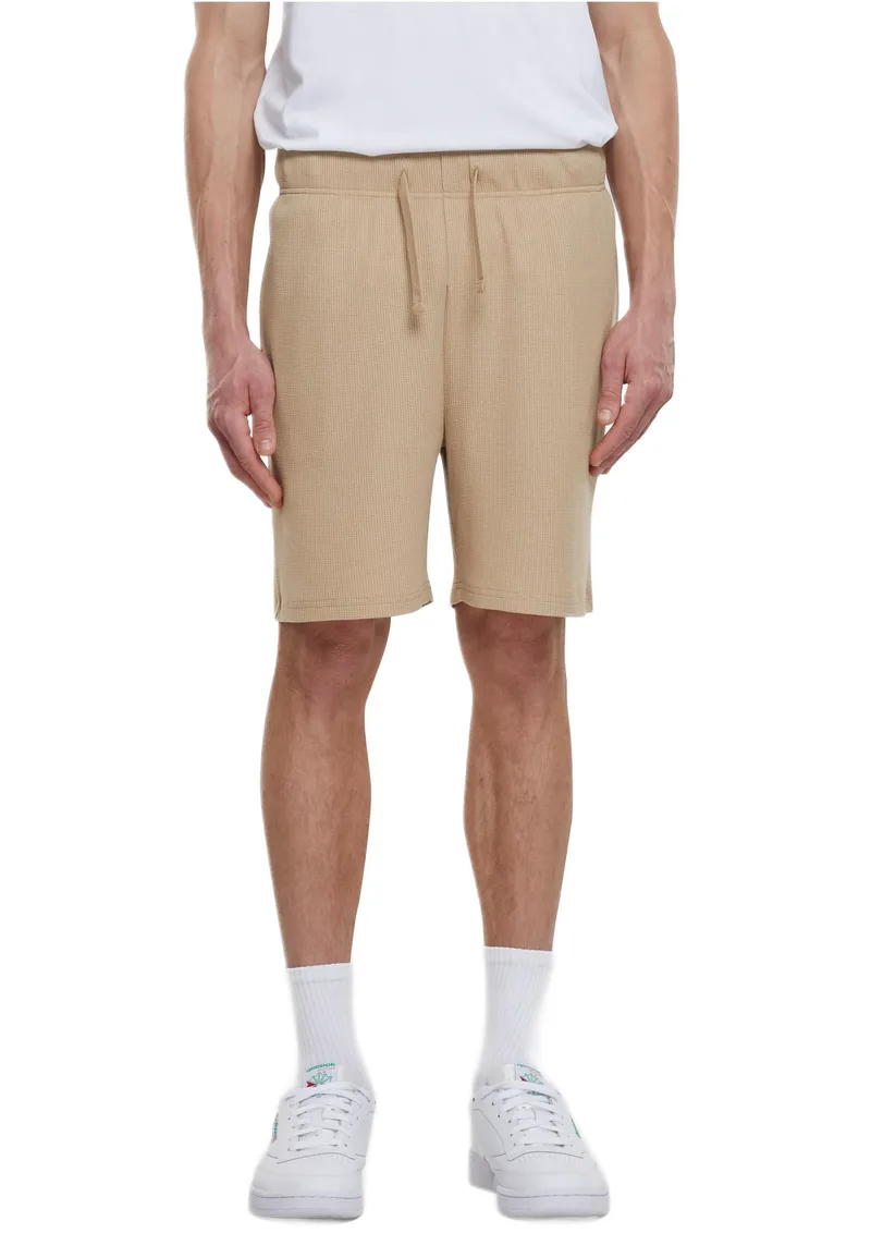 Waffle Sweat Shorts Urban Classics TB6677-03738 Unionbeige