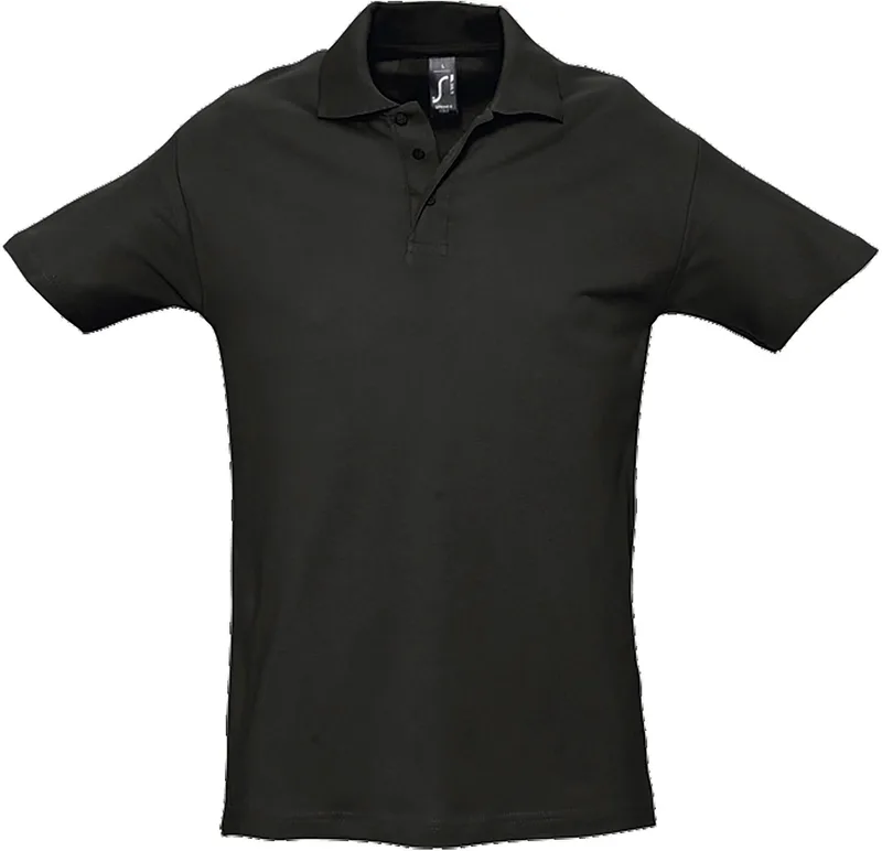 Ανδρικό πόλο πικέ Spring II SOLS 11362 Black
