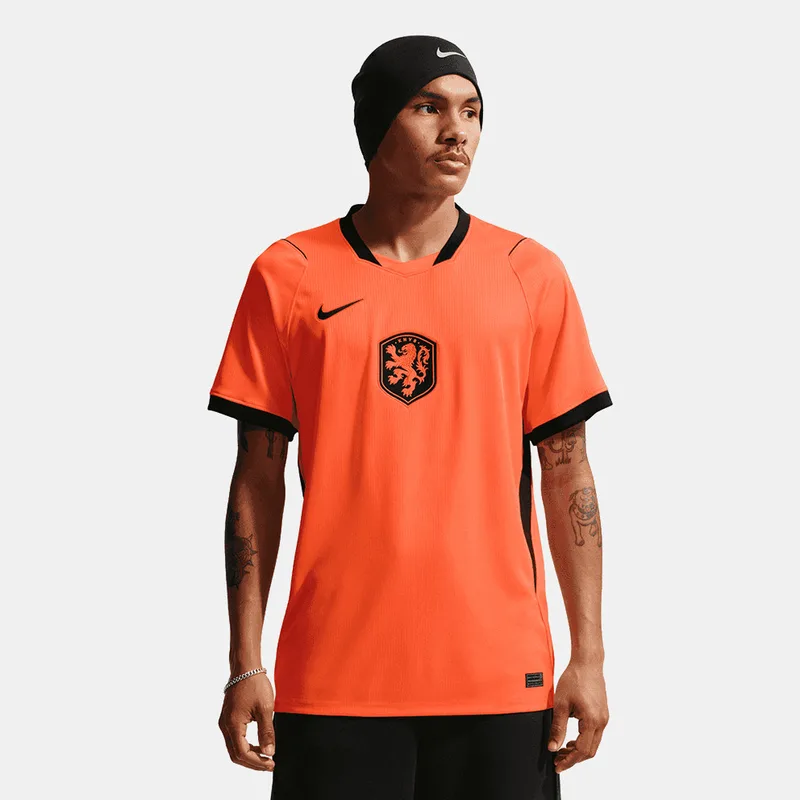 Nike Dri-Fit Εθνική Ολλανδίας 2026 Home Ανδρική Ποδοσφαιρική Φανέλα (9000257219_91051)