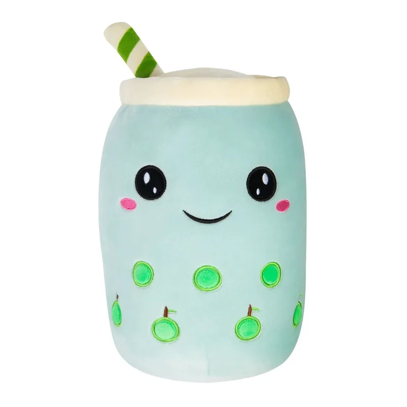 Λούτρινο Pms Boba Bubble Tea Green Apple Γαλάζιο 25cm