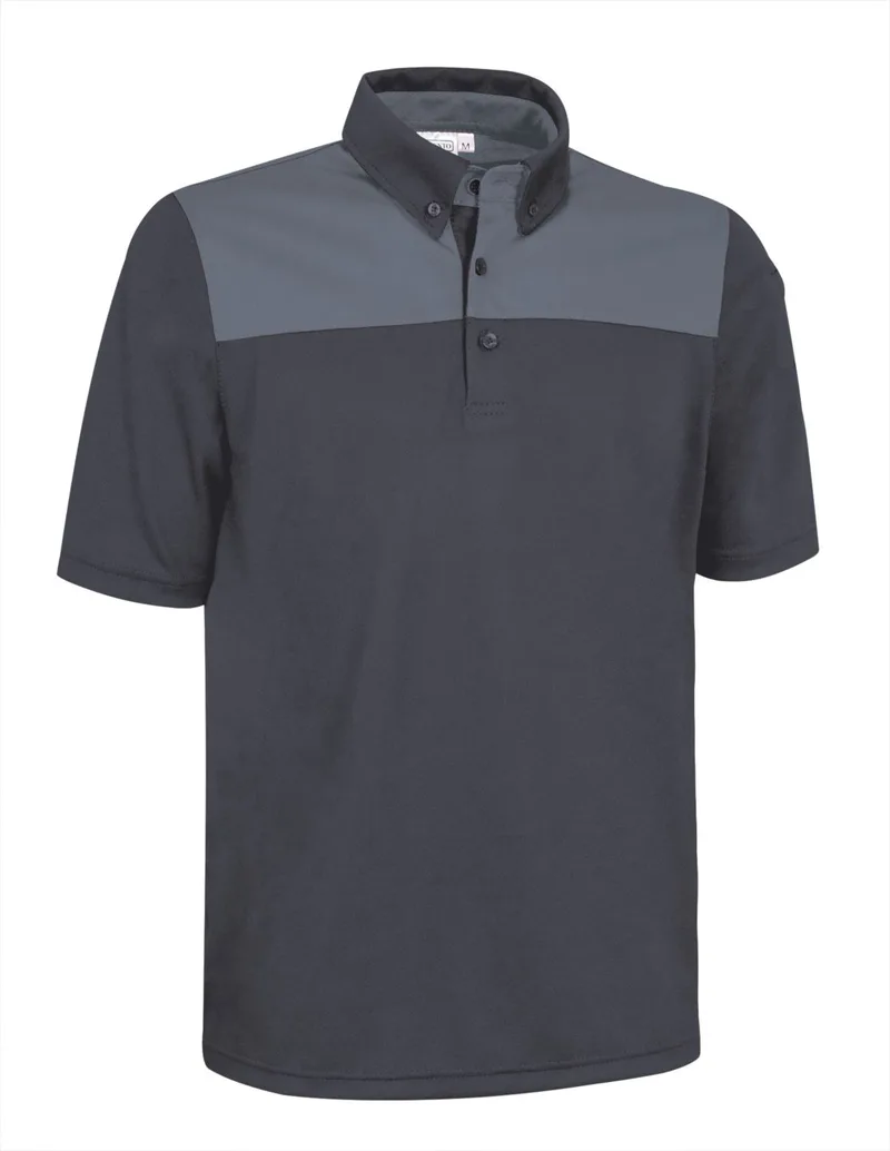 Κοντομάνικο Polo Shirt HURRICANE Valento POVAHUCGG Charcoal Grey-Smoke Grey