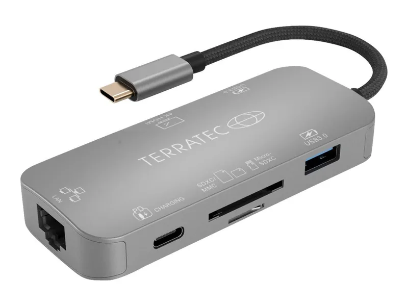 TERRATEC Adapter Connect C8 USB-C -> USB-C PD/HDMI/USB3.0/..