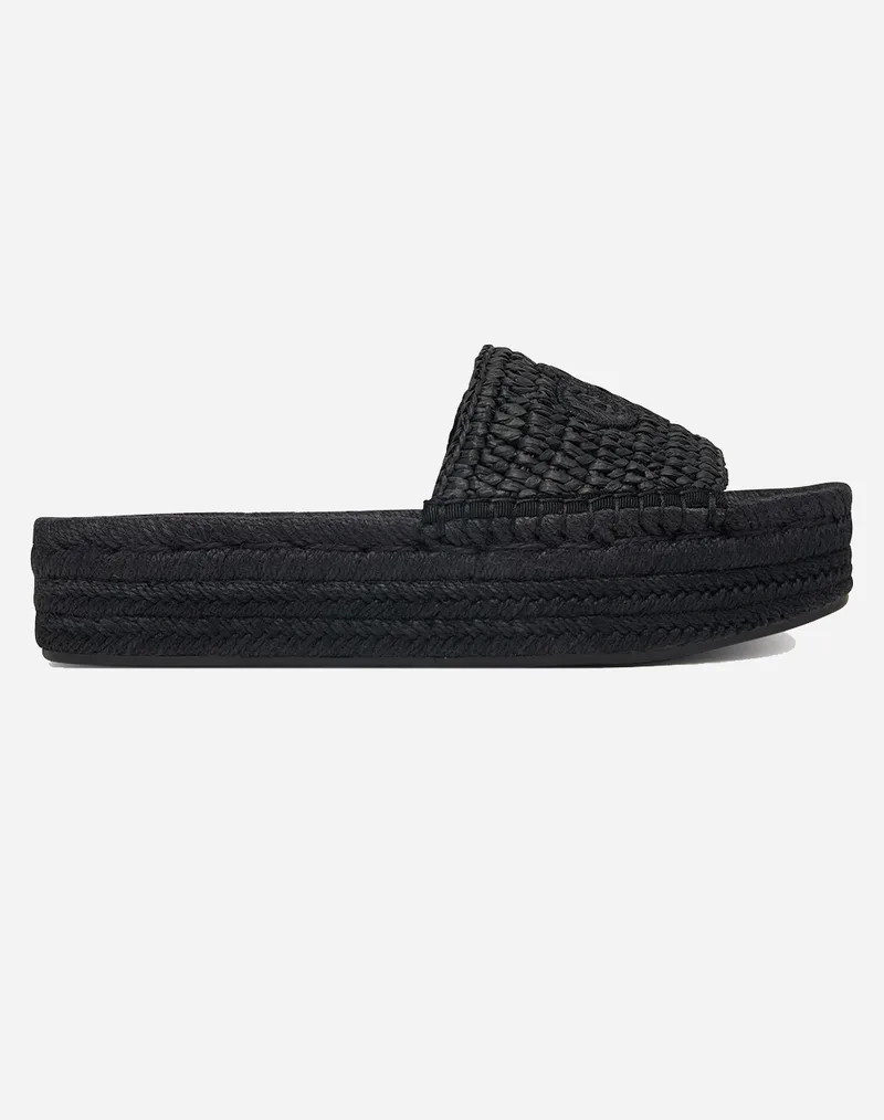 CALVIN KLEIN JEANS FLATF ESPADRILLE RAFFIA MG HW0HW02895-0GJ TotalBlack