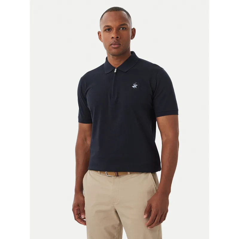 Beverly Hills Polo Club Polo M2734 Σκούρο μπλε Regular Fit