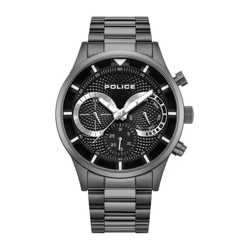 Ρολόι Ανδρικό Black Stainless Steel POLICE PEWGKOO40301