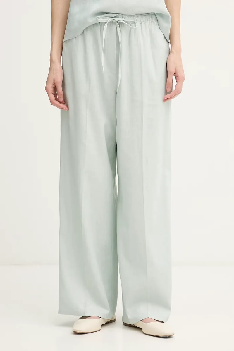 Calvin Klein Jeans παντελόνι Γυναικεία με λινό