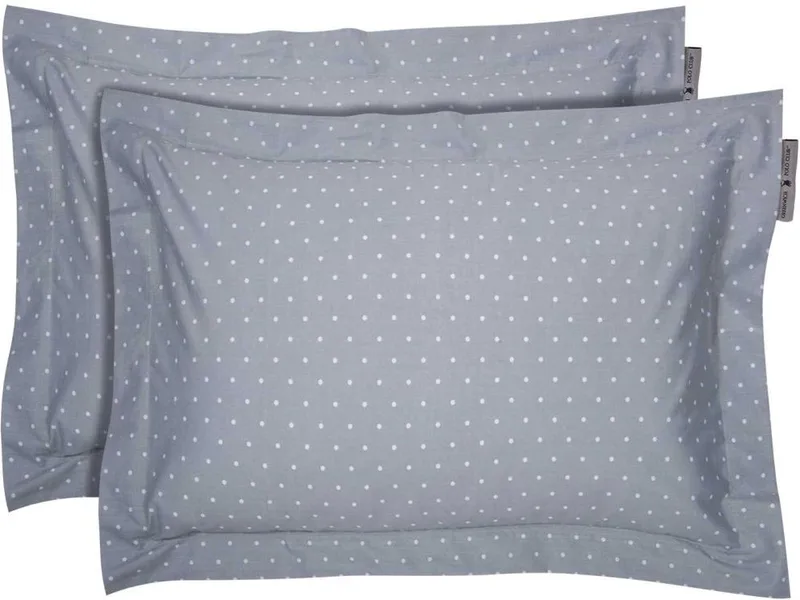 ΣΕΤ ΜΑΞΙΛΑΡΟΘΗΚΕΣ GREENWICH POLO CLUB LOFT 2502 ICE GREY 50X70+7CM (2 ΤΜΧ)