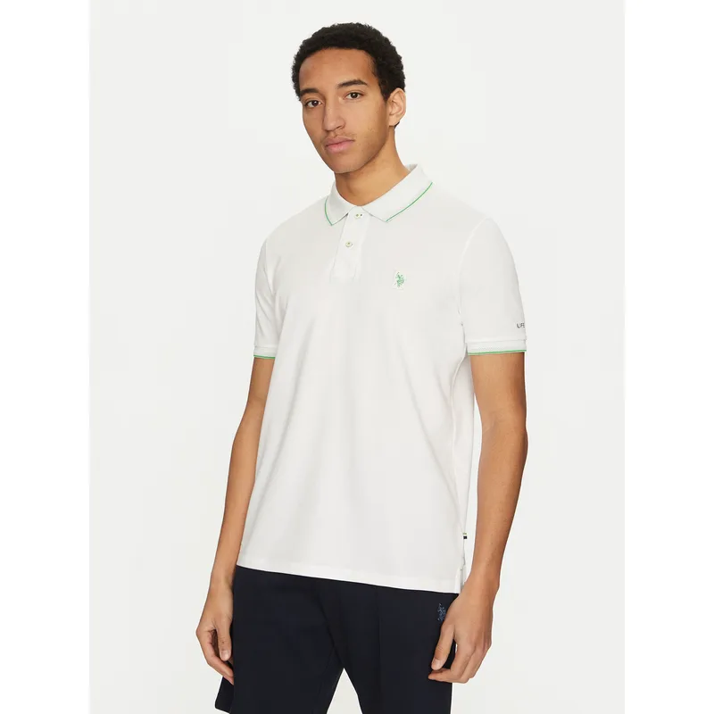 U.S. Polo Assn. Polo MUP3508 Λευκό Regular Fit