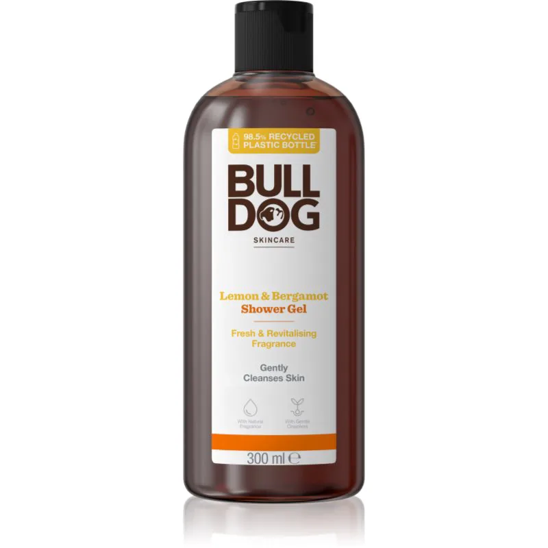 Bulldog Lemon & Bergamot Shower Gel τζελ για ντους για άντρες 300 ml