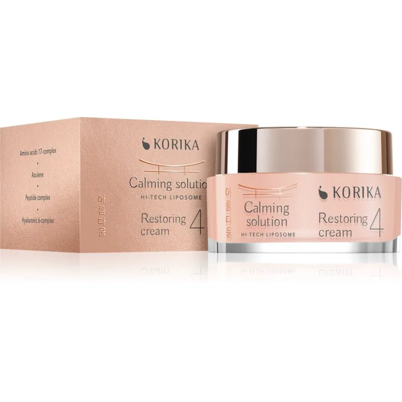 KORIKA HI-TECH LIPOSOME Calming solution Restoring cream θρεπτική καταπραϋντική κρέμα 50 ml