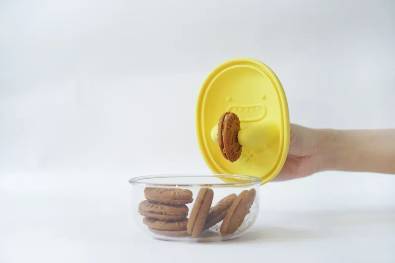 Monchi Finger Snack Bowl - Butter Yellow