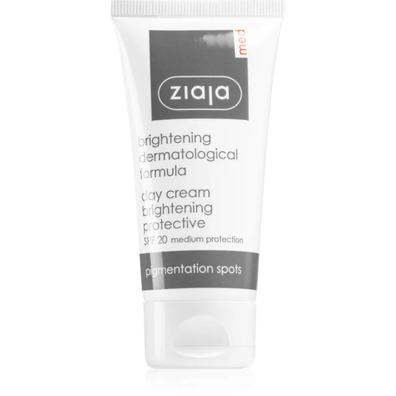 Ziaja Med Whitening Care προστατευτική κρέμα κατά των χρωστικών κηλίδων SPF 20 50 ml