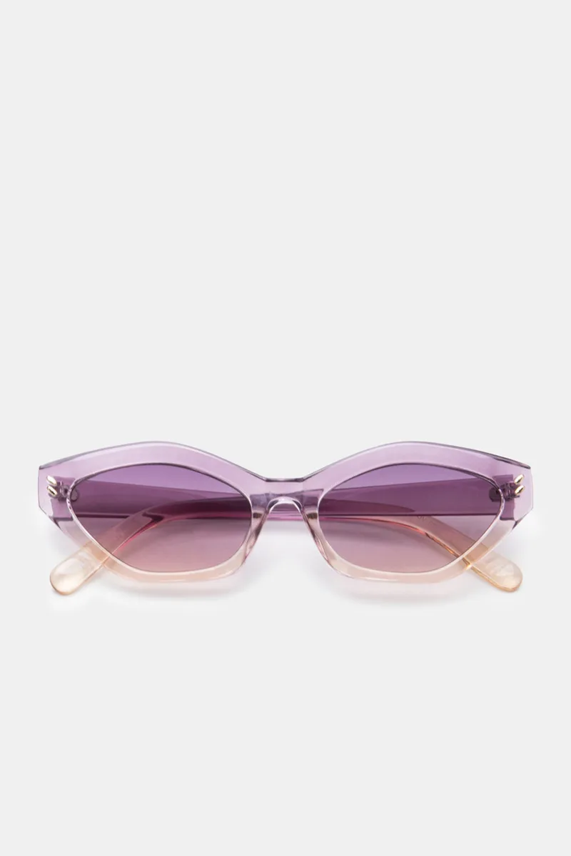 Γυαλιά Ηλιού Geometric Chic Style Statement - Μώβ