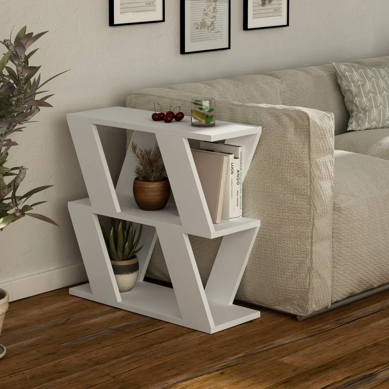 Βοηθητικό Τραπέζι Lazena - White 855Dte2843 (60x57x22)