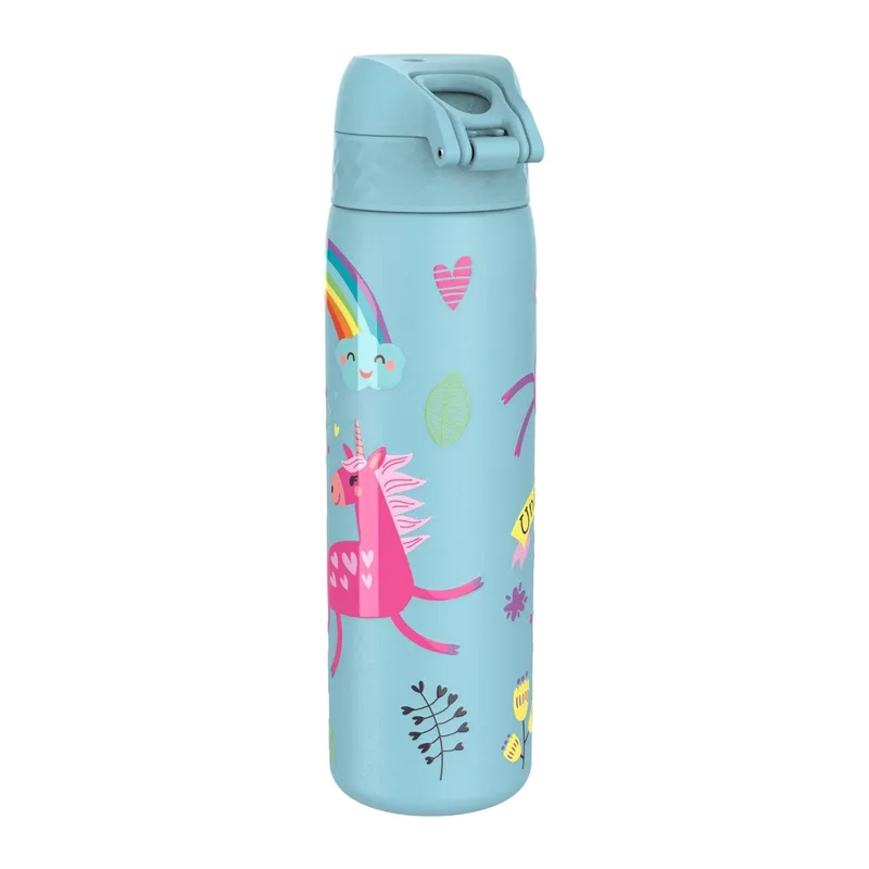 Μεταλλικό Μπουκάλι Ion8 600ml Μονόκερος Μπλε I8SS600PBUNIC