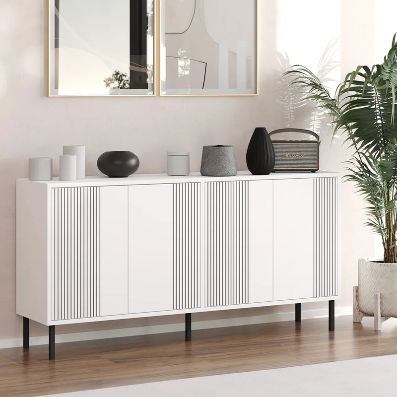 Κονσόλα Refra - White 327Ods1337 (150x75x36 cm)
