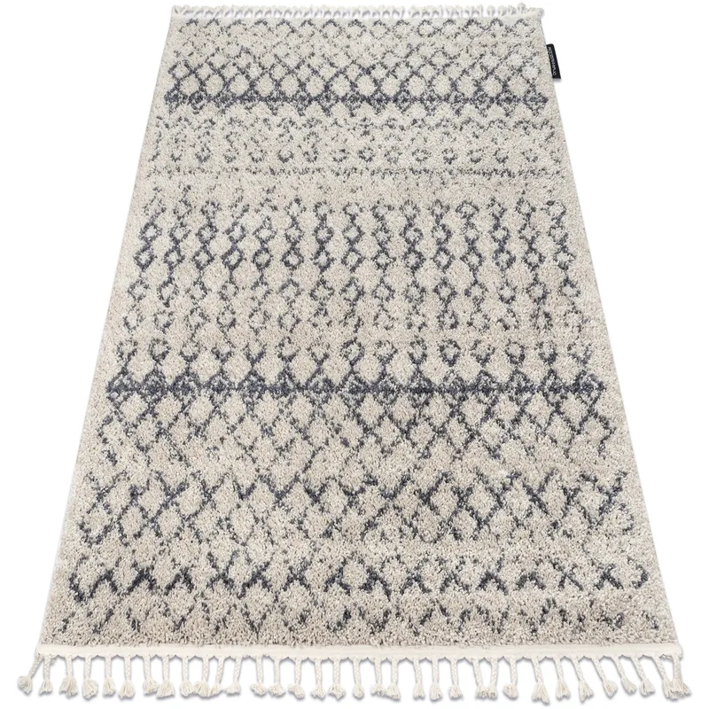 Χαλιά Rugsx Χαλί BERBER AGADIR G0522 κρέμα / γκρι 80x150 cm