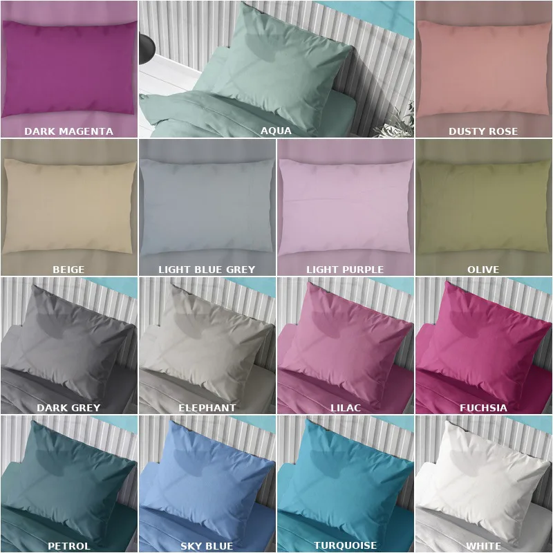 Βρεφική Μαξιλαροθήκη 35x45 Dimcol Solid - DARK MAGENTA