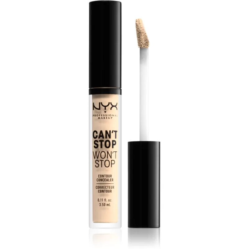 NYX Professional Makeup Can't Stop Won't Stop υγρό κονσίλερ απόχρωση 01 Pale 3.5 μλ