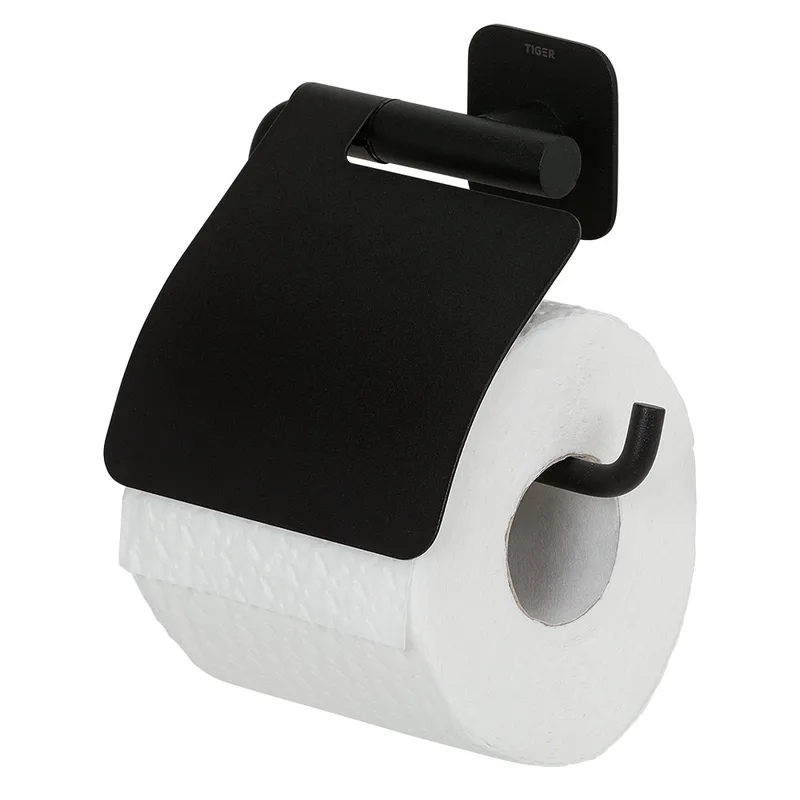 Χαρτοθήκη Colar Black 3,5x14,6x13,3εκ. Tiger 1314130746 (Υλικό: Ανοξείδωτο, Χρώμα: Μαύρο) - sealskin - sl-1314130746