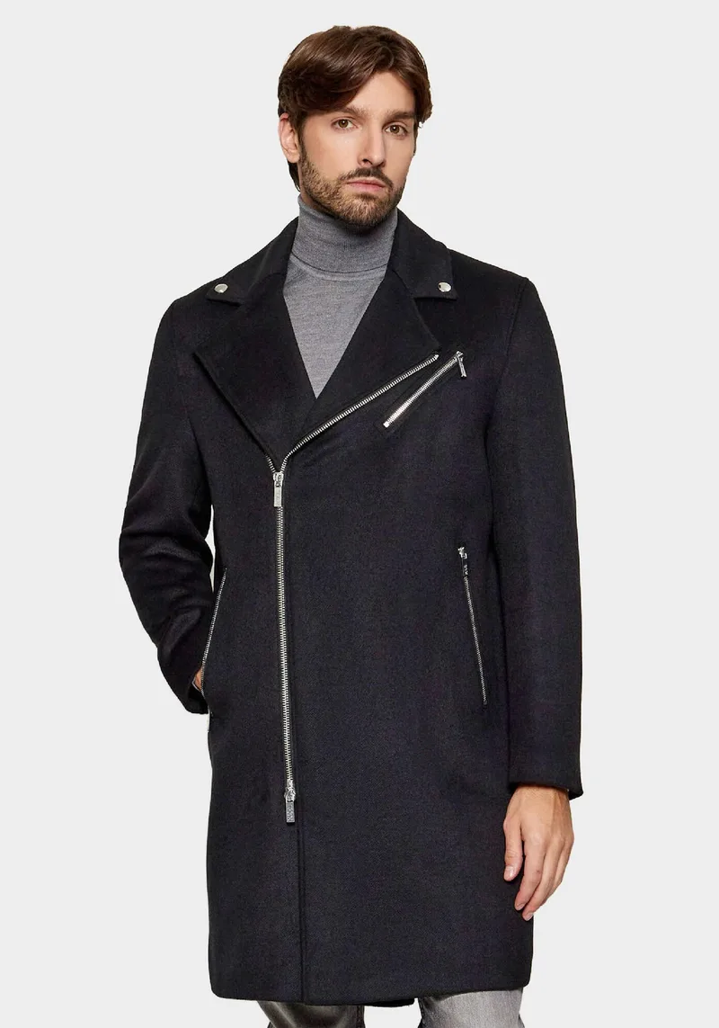Karl Lagerfeld Παλτό της σειράς Zip - 455713 544799 990 Black