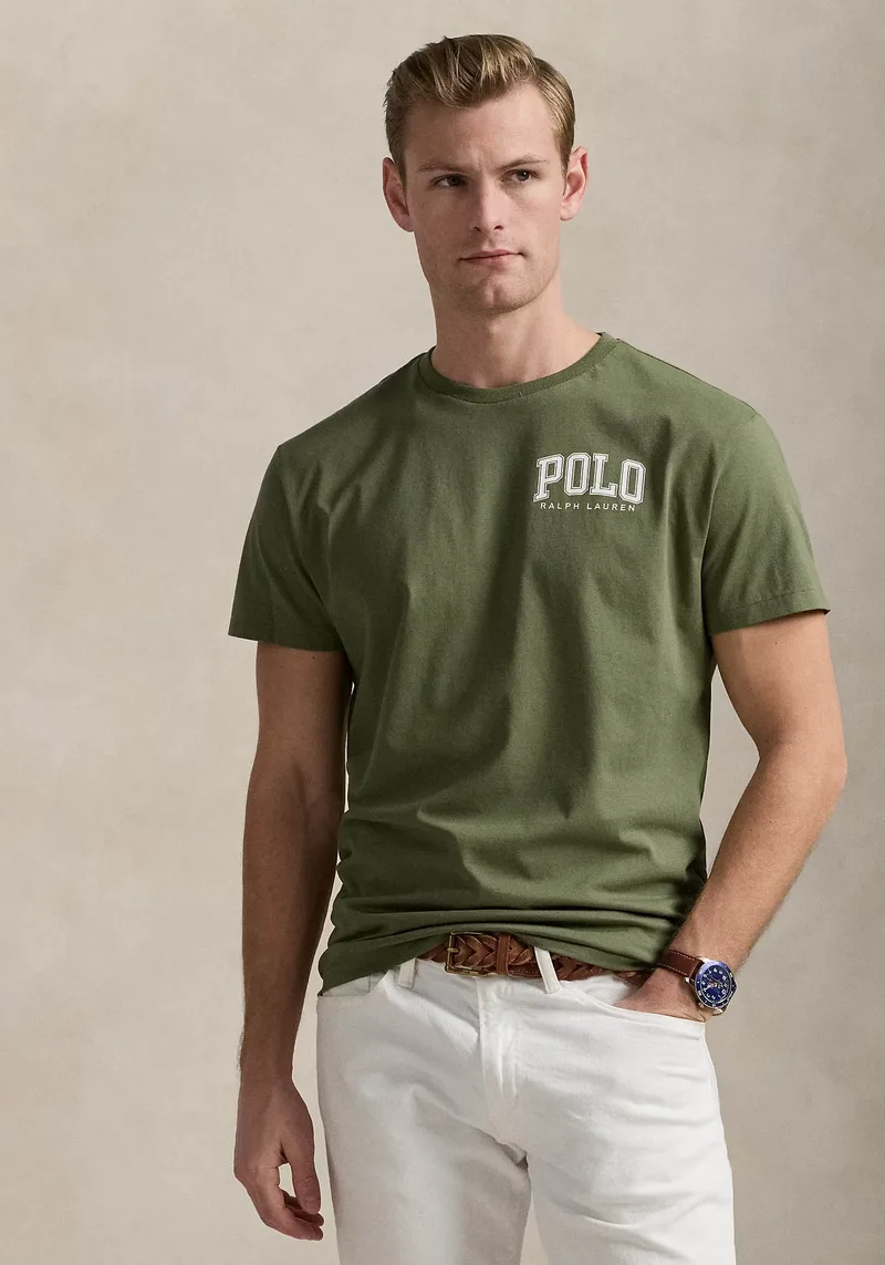 Polo Ralph Lauren Μπλούζα της σειράς Jersey Crewneck - 710952037 010 Tree Green