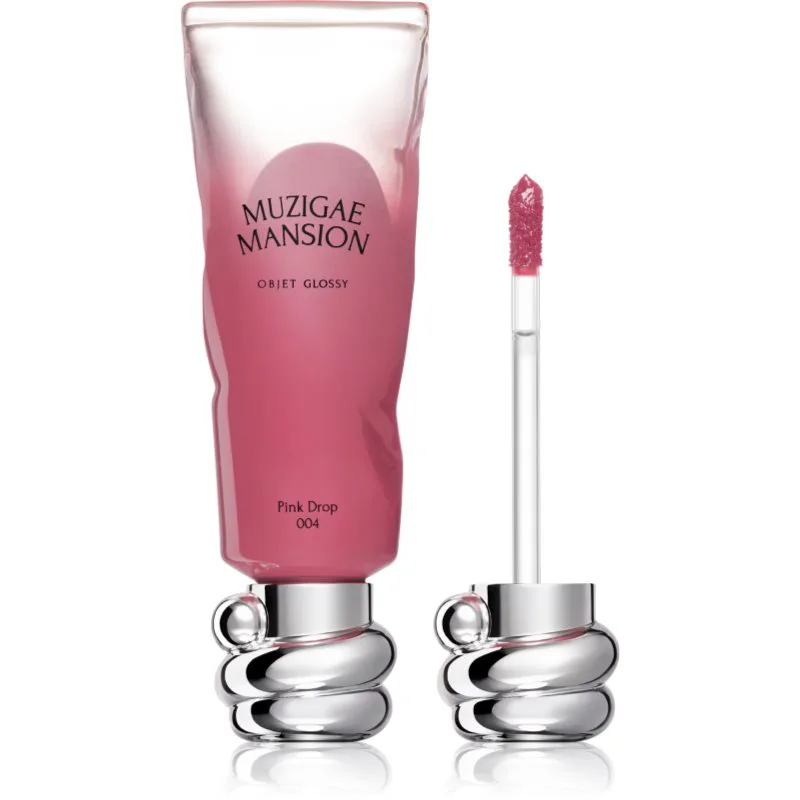 MUZIGAE MANSION Objet Glossy ενυδατικό λιπ γκλος απόχρωση 004 Ροζ Drop 6 γρ