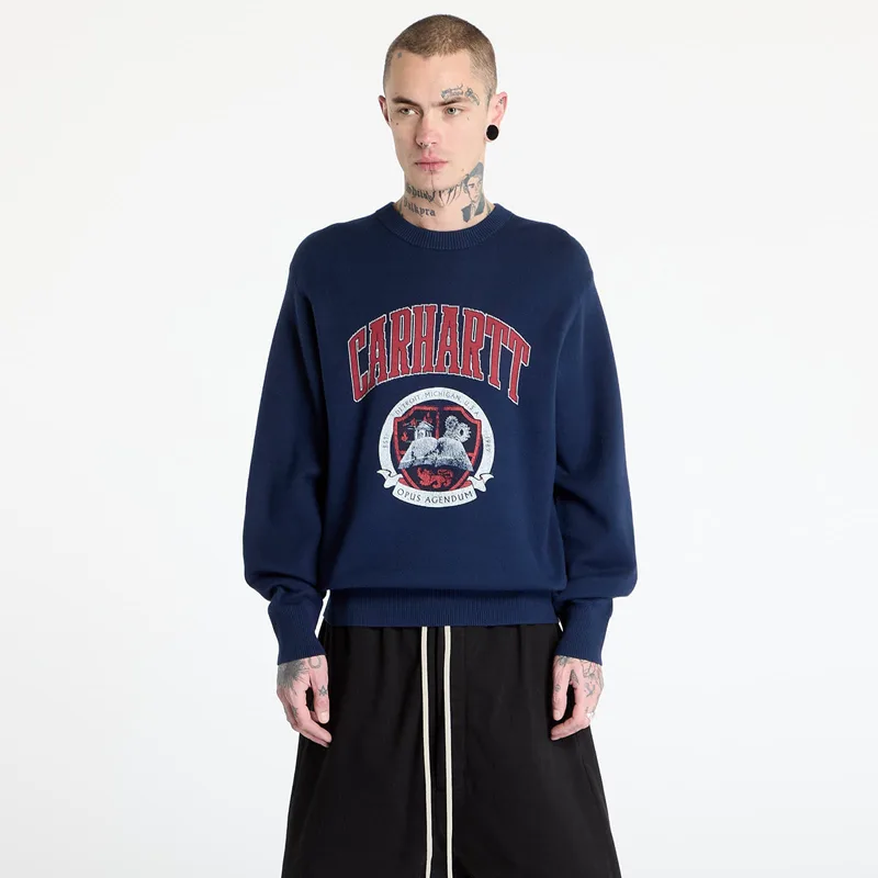 Πουλόβερ Carhartt WIP Library College Sweater UNISEX Ink XS