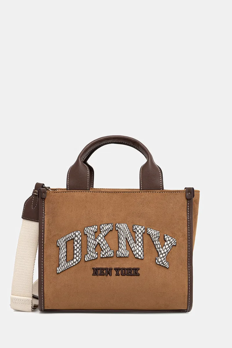 DKNY μικρή τσάντα γυναικεία από απομίμηση σουέτ