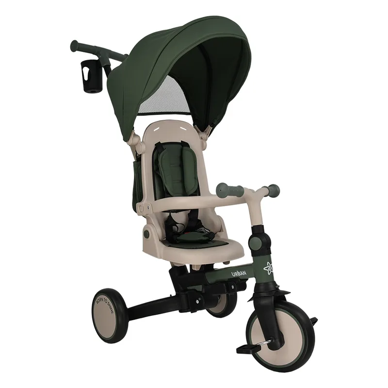 Ποδηλατάκι τρίκυκλο Bebe Stars Urban 7in1 Forest Green 822-179
