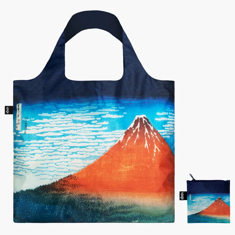LOQI Τσάντα Recycled | Katsushika Hokusai - Red Fuji