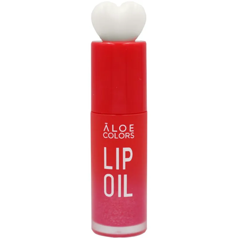 Aloe Colors Cherry Pop Lip Oil Ενυδατικό & Θρεπτικό Λάδι Χειλιών με Γεύση Κεράσι & Κόκκινο Φυσικό Χρώμα 10ml Red