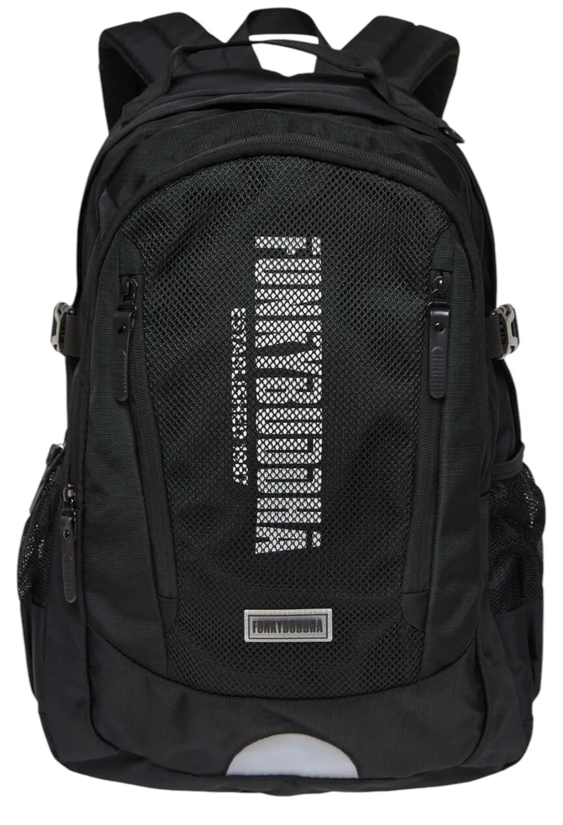 Τσάντα Πλάτης Funky Buddha Με Δίχτυ FBM010-005-10-BLACK Ανδρικό