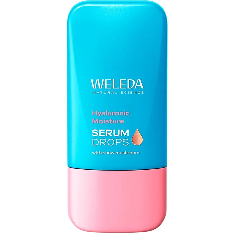 Weleda Hyaluronic Moisture Booster Drops Serum Ορός Προσώπου Διπλής Δράσης με Υαλουρονικό Οξύ & Μανιτάρι του Χιονιού για Εντατική 24ωρη Ενυδάτωση & Φρέσκια Όψη 30ml