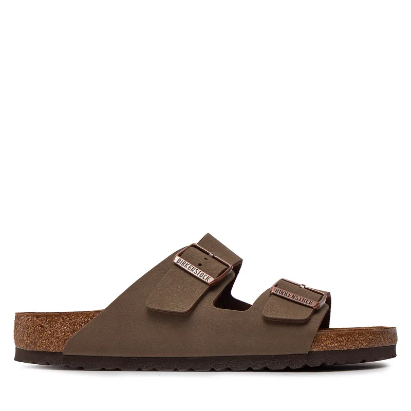 Παντόφλες Birkenstock Arizona Birko-Flor nubuk 151181 Καφέ